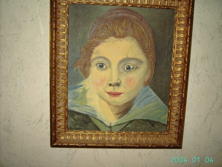 Rubens Dochter op verzoek olieverf op doek (naar Rubens)
